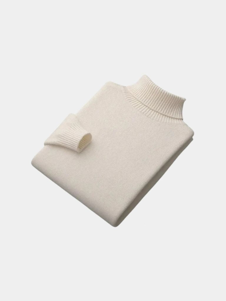 100% Merino Wool Turtleneck Sweater