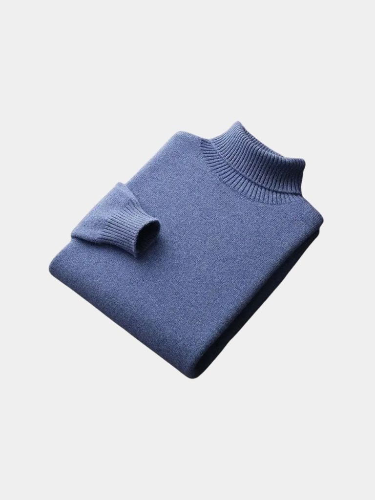 100% Merino Wool Turtleneck Sweater