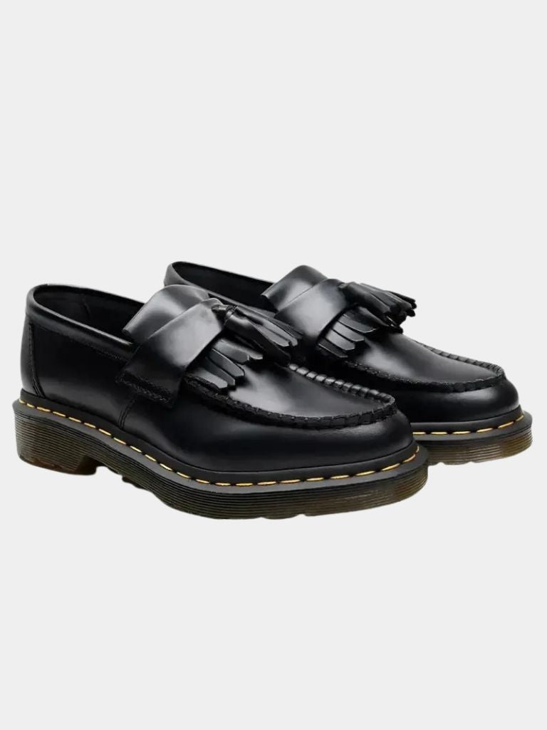 Black Leather Loafers - Cross & Crown