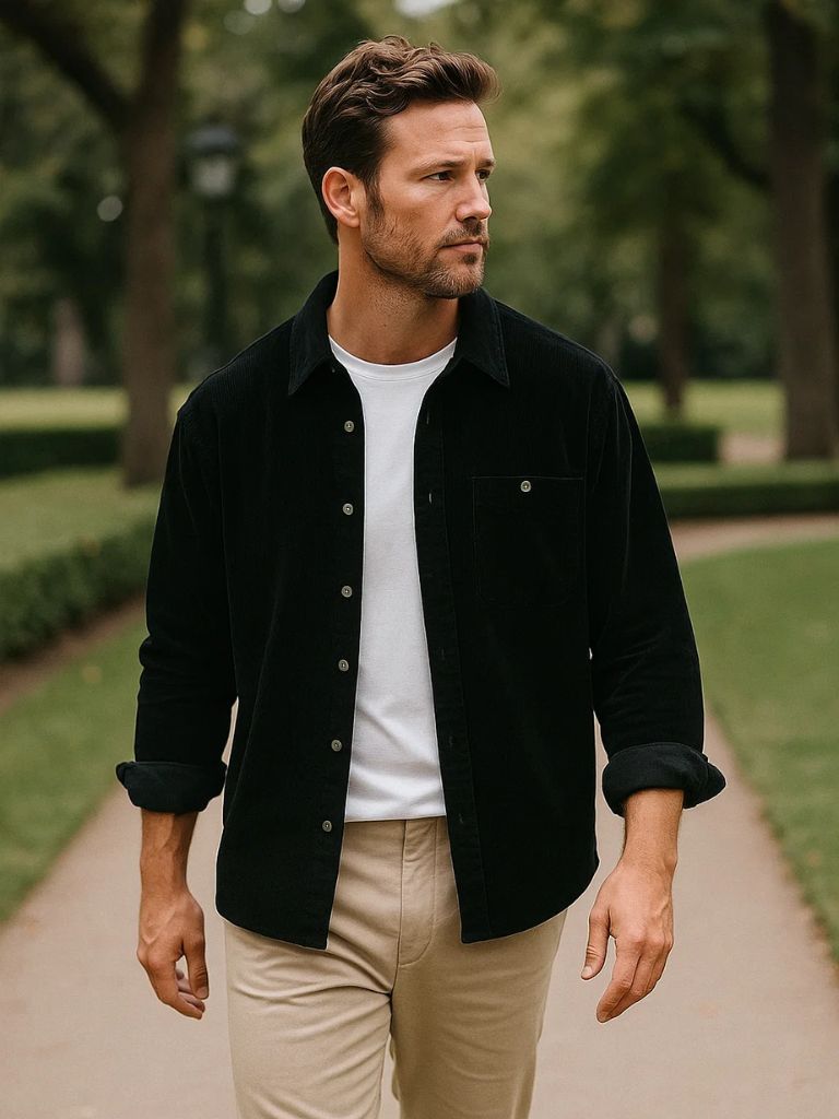 Casual Corduroy Shirt