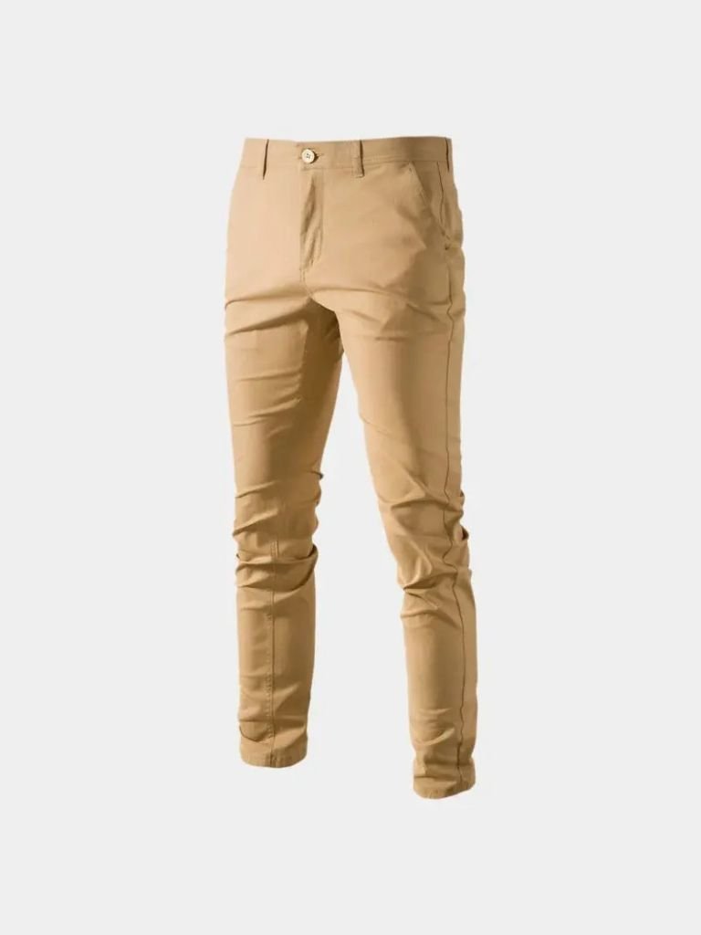 Casual Slim Fit Trousers - Cross & Crown