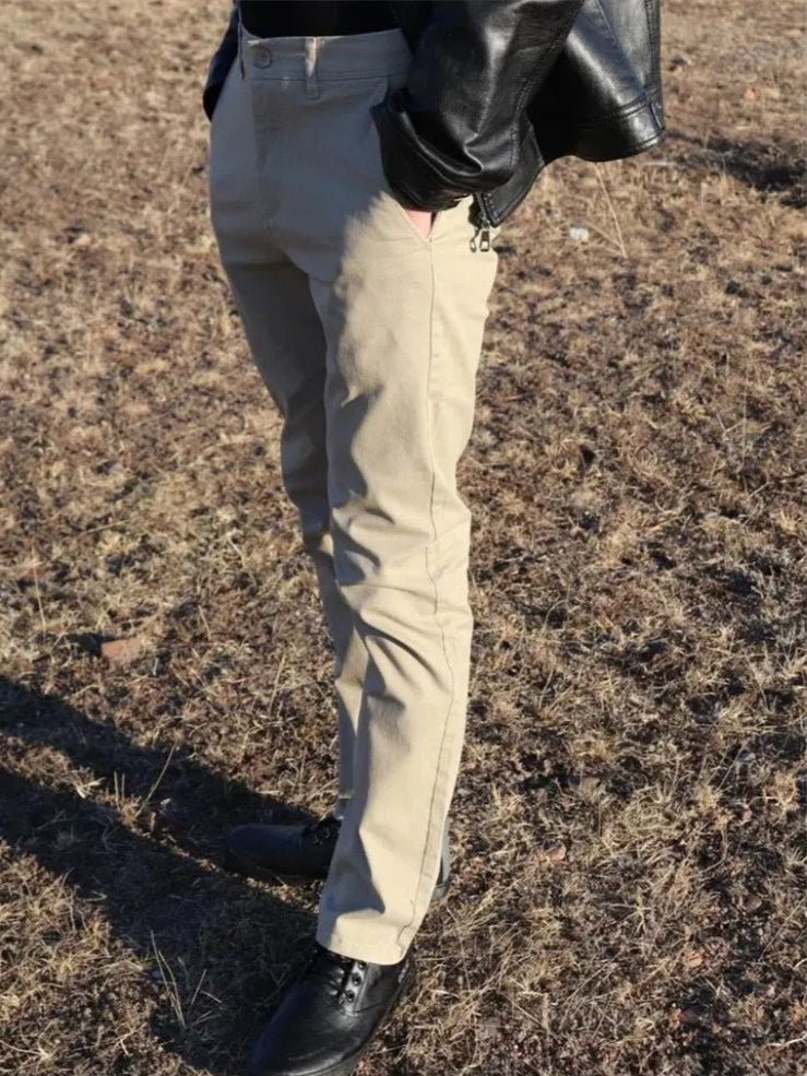 Casual Slim Fit Trousers - Cross & Crown