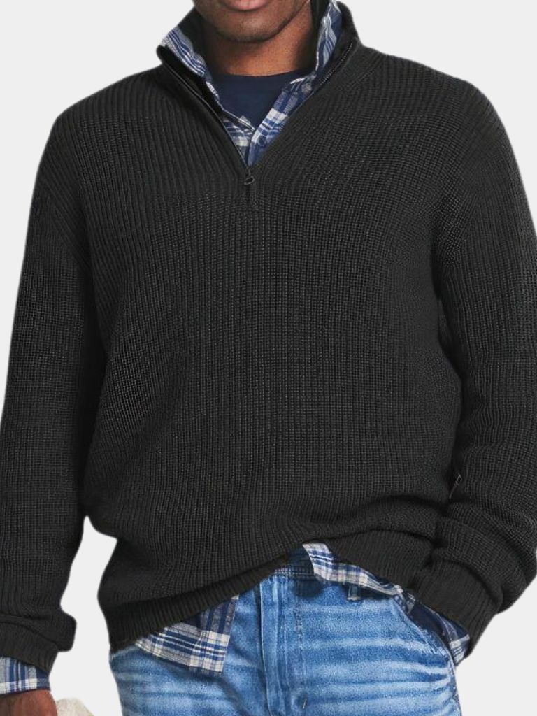Classic Highland Quarter-Zip Sweater