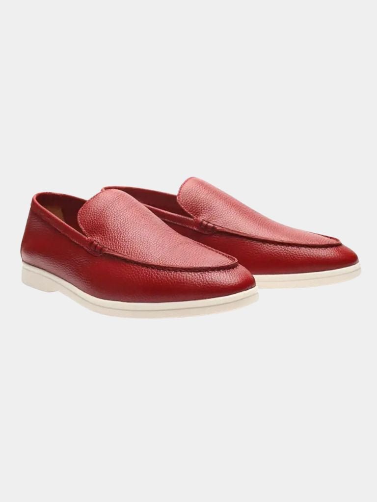 Cowhide Leather Loafers - Cross & Crown