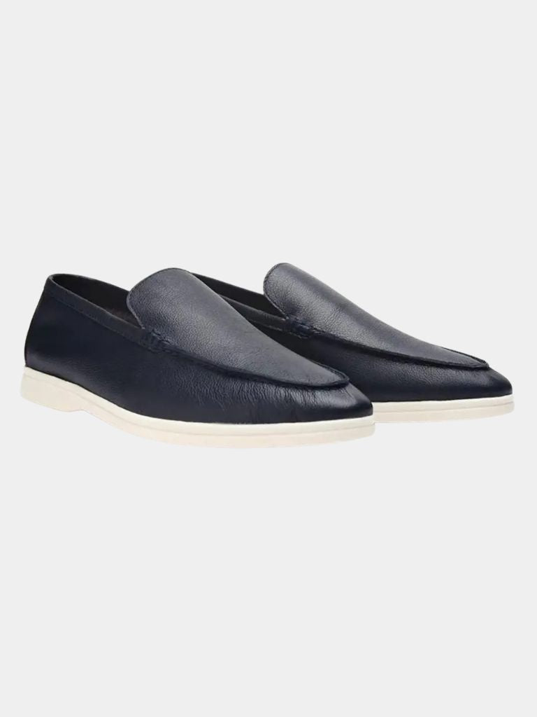 Cowhide Leather Loafers - Cross & Crown