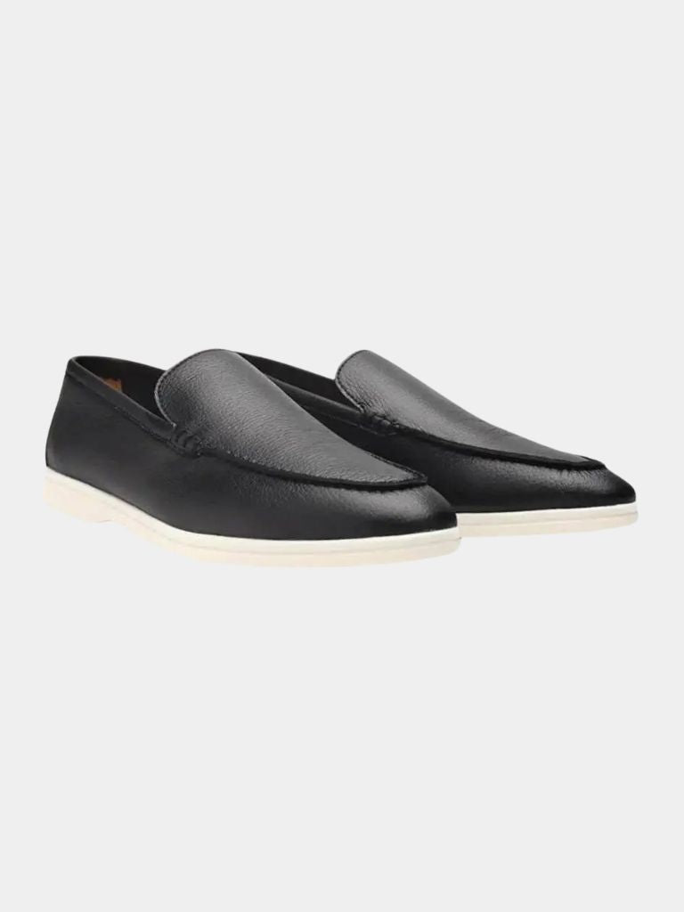 Cowhide Leather Loafers - Cross & Crown
