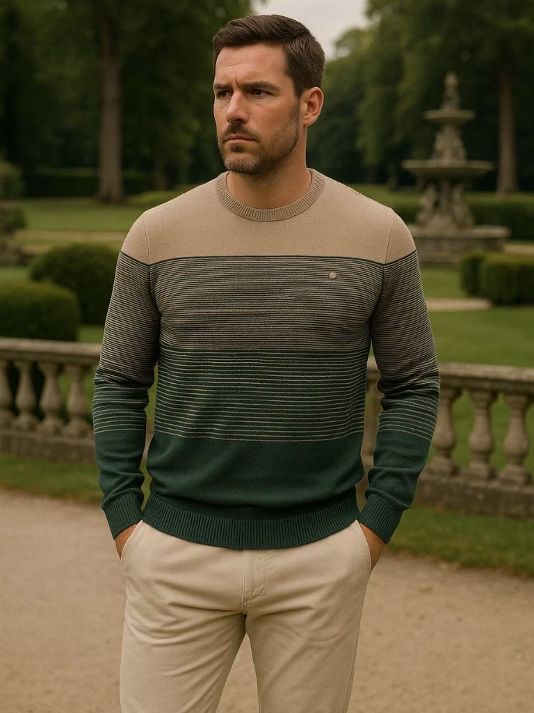 Crew Neck Knitwear Knit Pullover Sweater Jumper