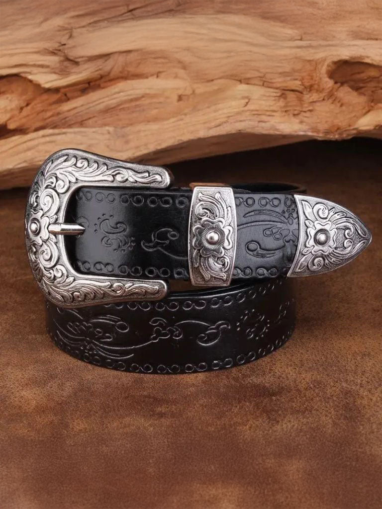Elegant Western Leather Belt