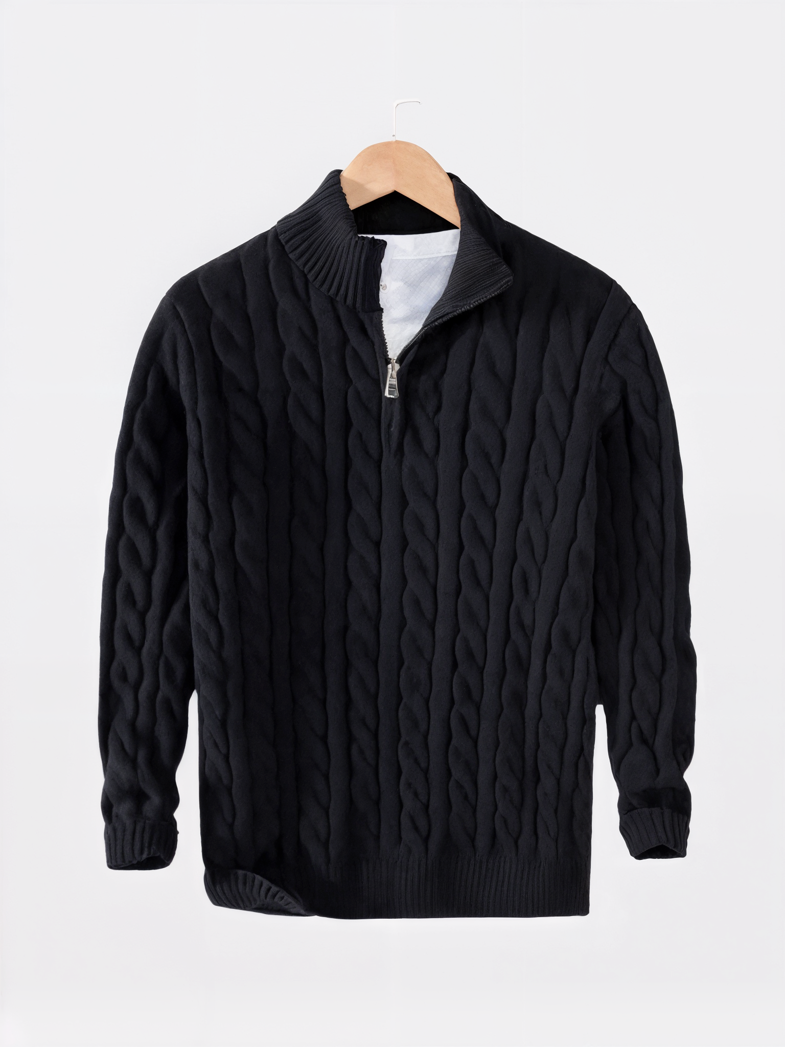 HOMMEOR Alder Zip Sweater