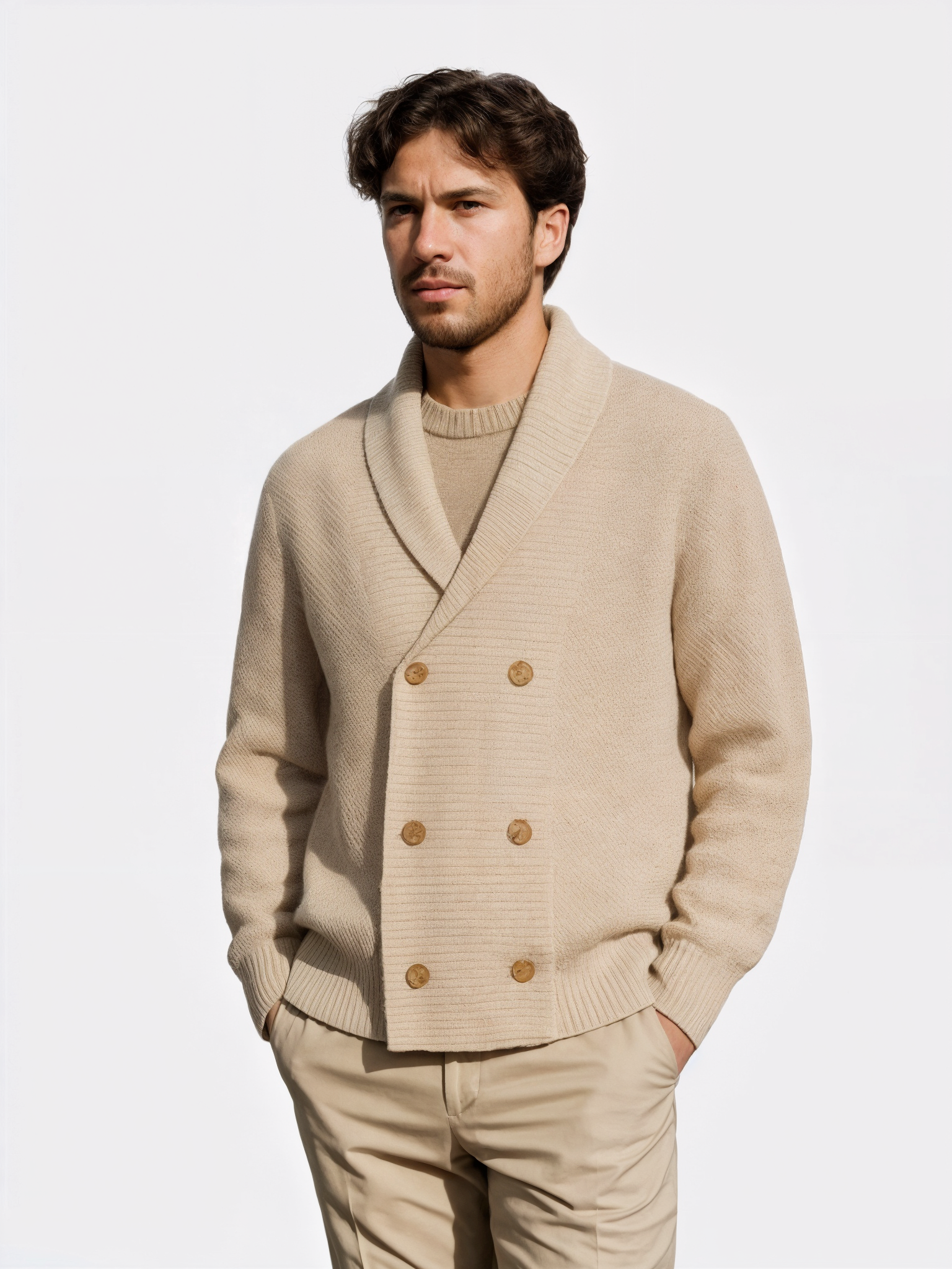 British Elegant Knit Cardigan