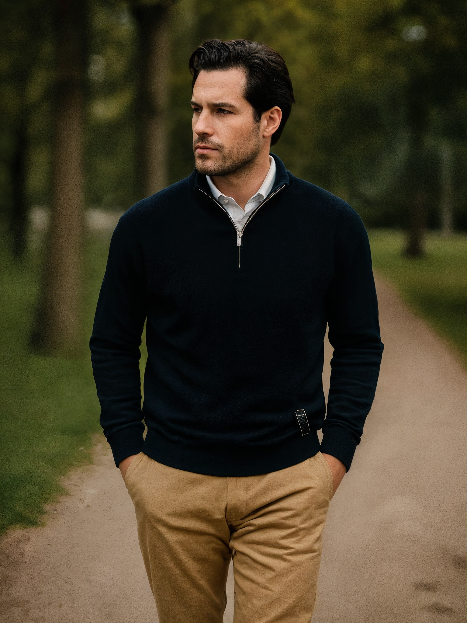 Mayfair Quarter-Zip Jumper | Men’s Knit Sweater