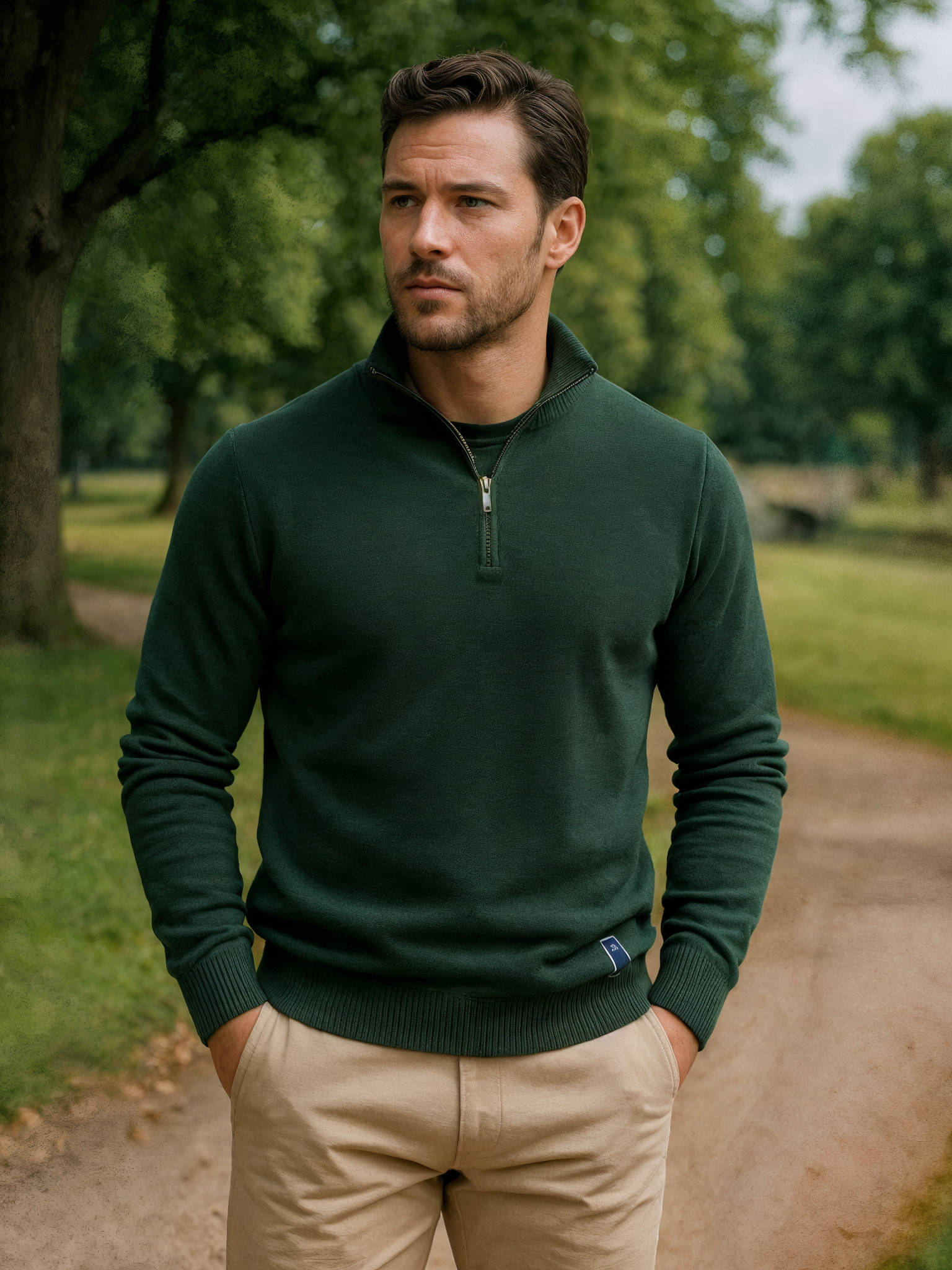 Mayfair Quarter-Zip Jumper | Men’s Knit Sweater
