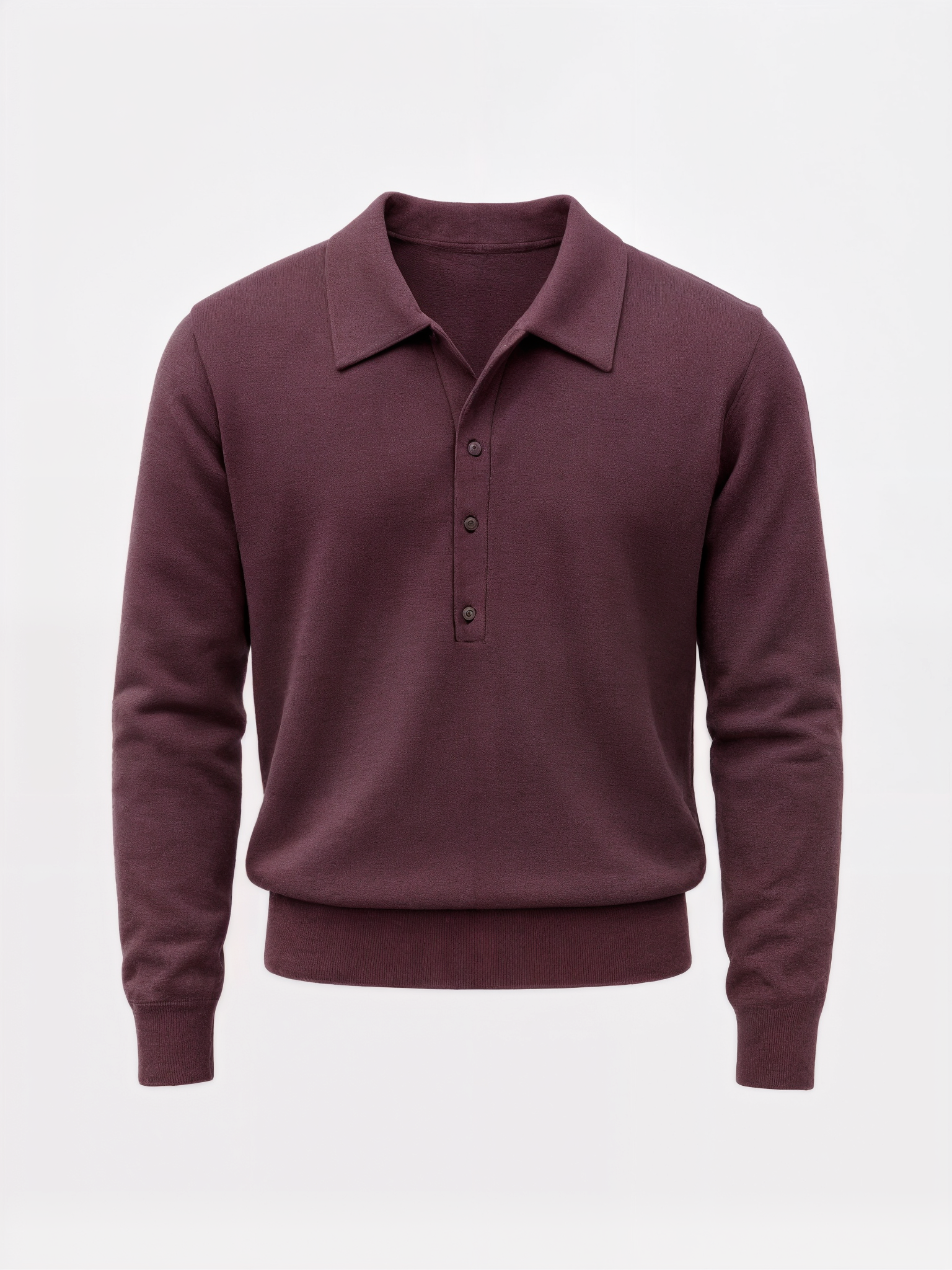 Old Money Knit Polo Sweater