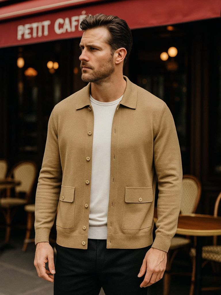 Essential Cashmere Jacket - Hommeor