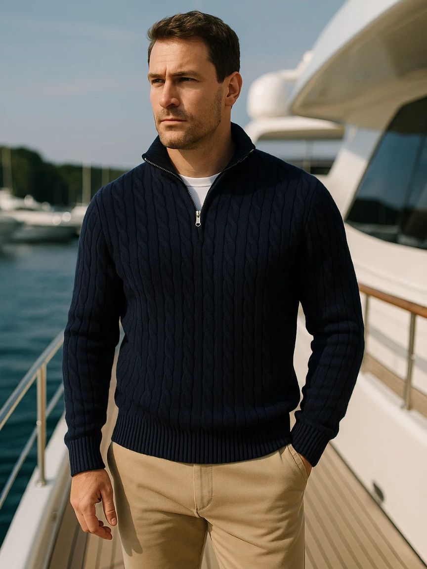 Essential Half Zip Sweater