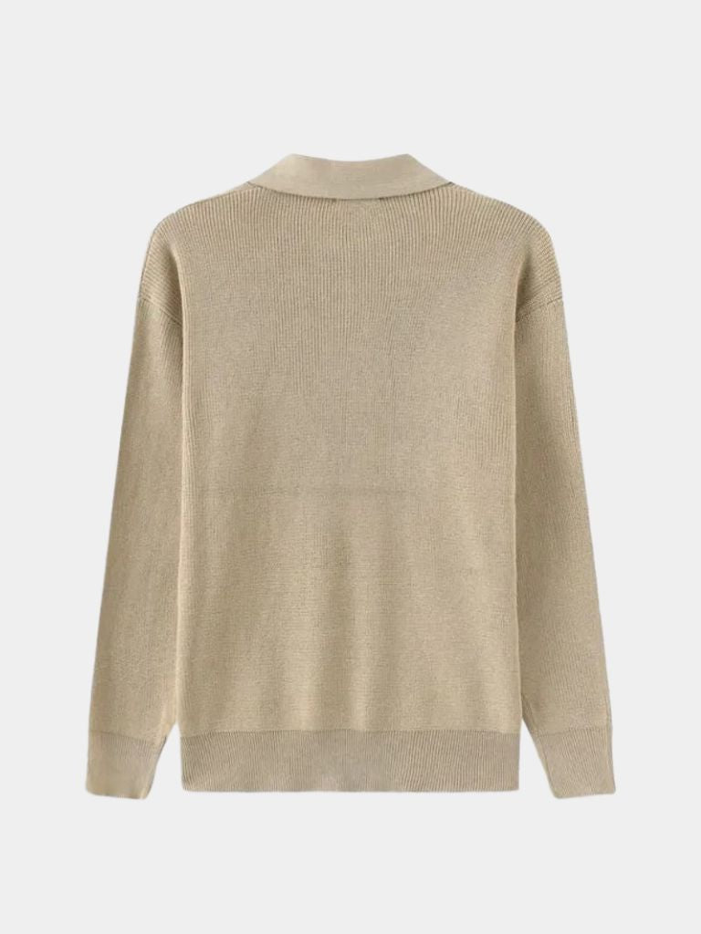 Essential Half Zip Sweater - Hommeor