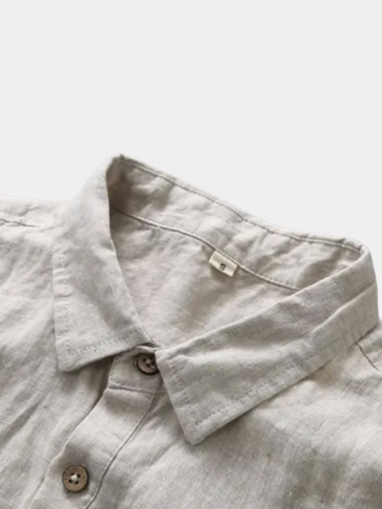 Essential Linen Shirt - Cross & Crown