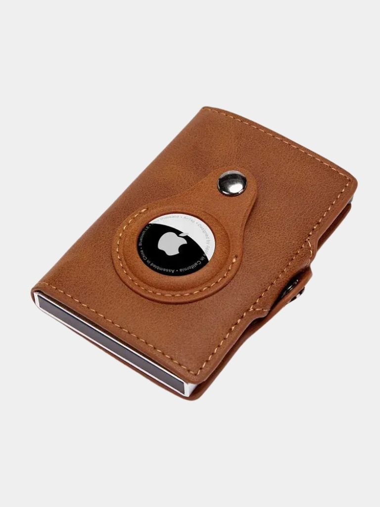 Essential Modern Wallet with AirTag Holder RFID Blocking