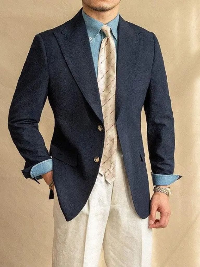 Essential Nautical Seersucker Blazer