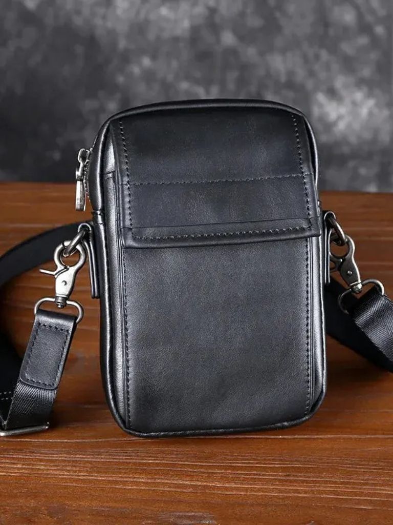 Essential Small Leather Shoulder Bag