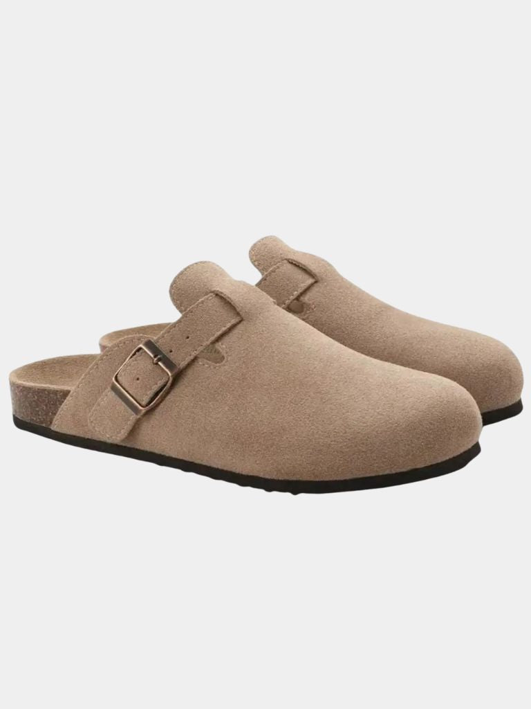 Essential Suede Clogs - Cross & Crown