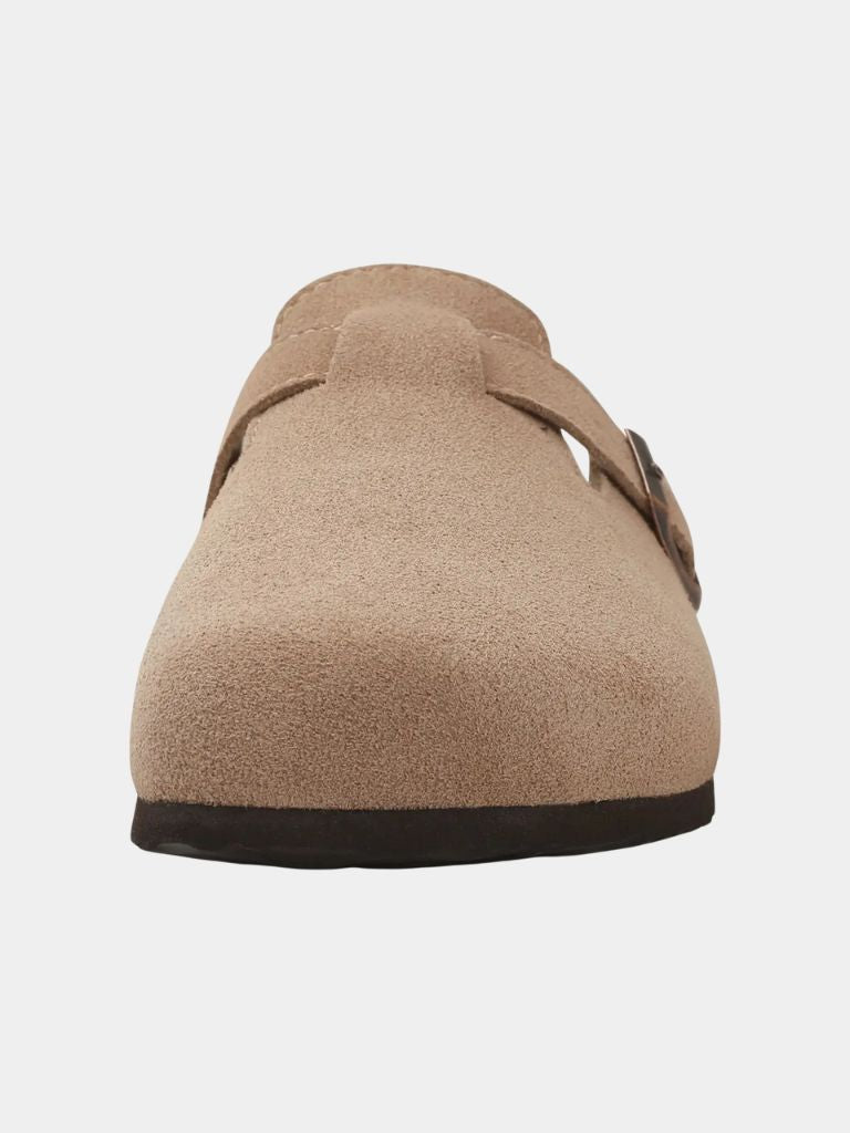 Essential Suede Clogs - Cross & Crown