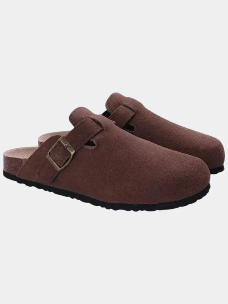 Essential Suede Clogs - Cross & Crown