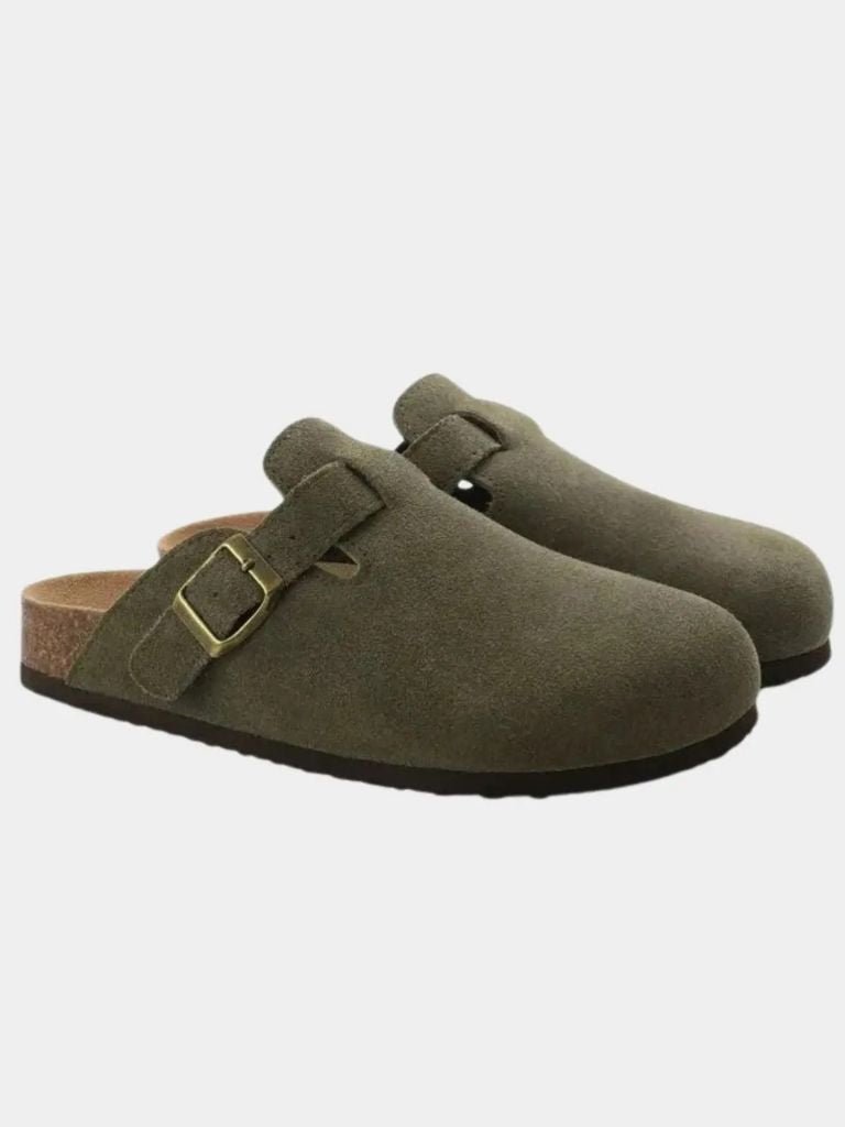 Essential Suede Clogs - Cross & Crown
