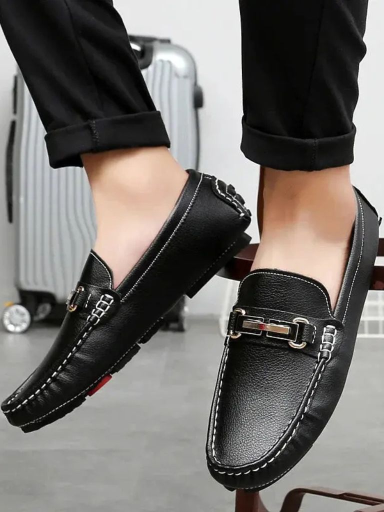 Italian Design Leather Loafers