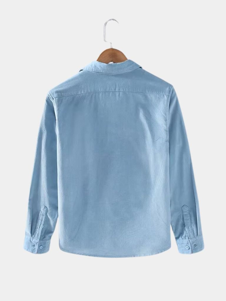 Corduroy Classic Blue Shirt