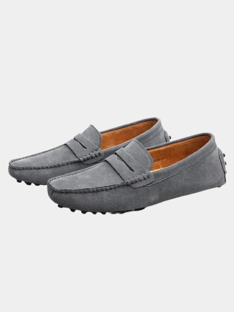 Suede Marina Loafers - Cross & Crown
