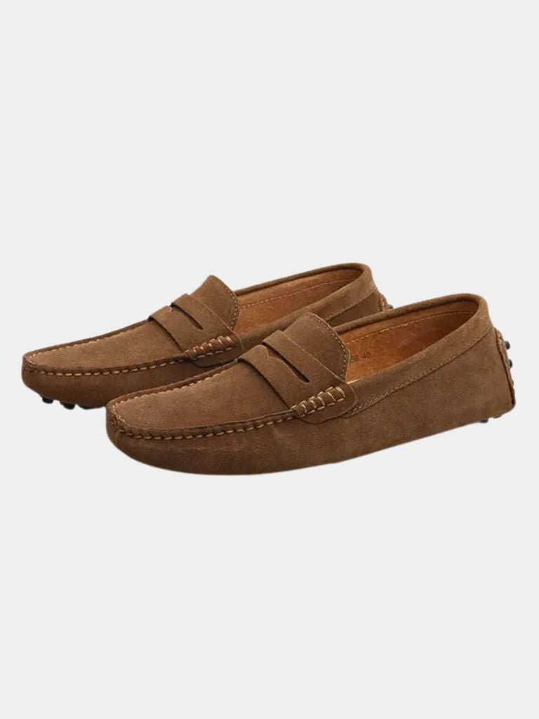 Suede Marina Loafers - Cross & Crown