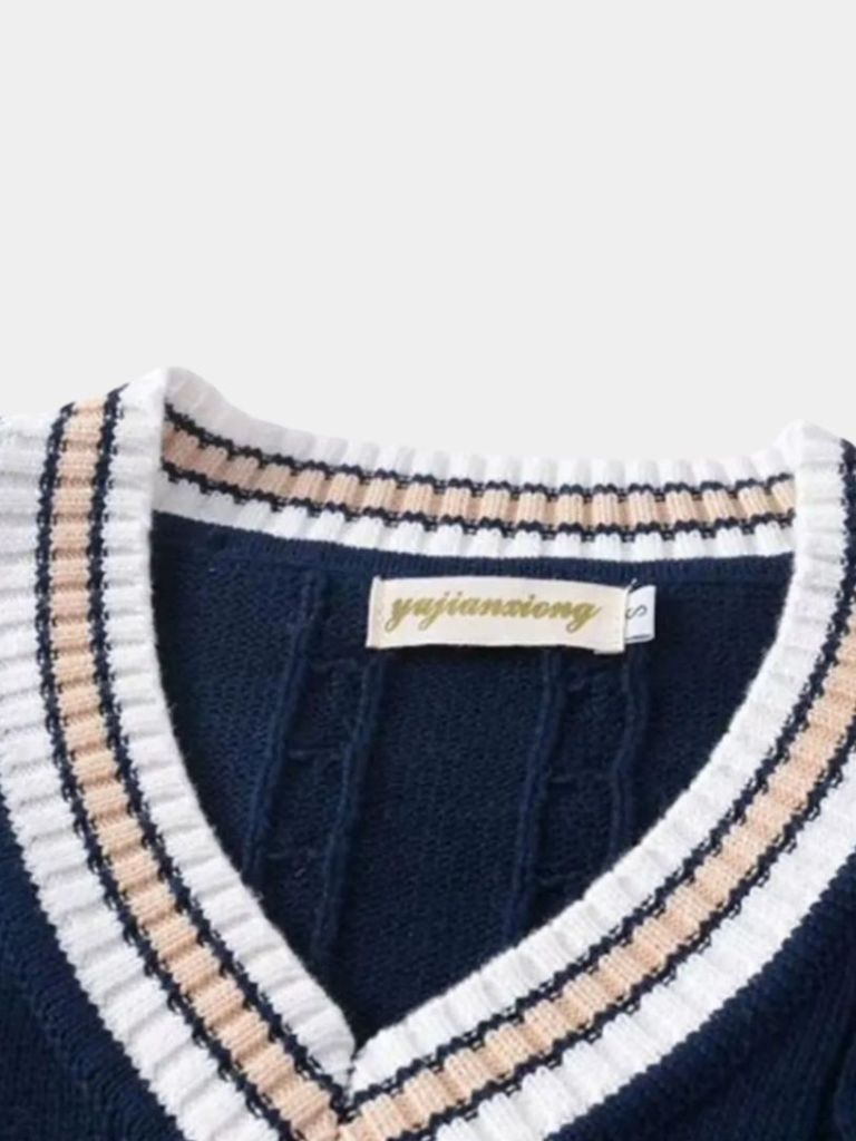 V Neck Elegant Knit Vest