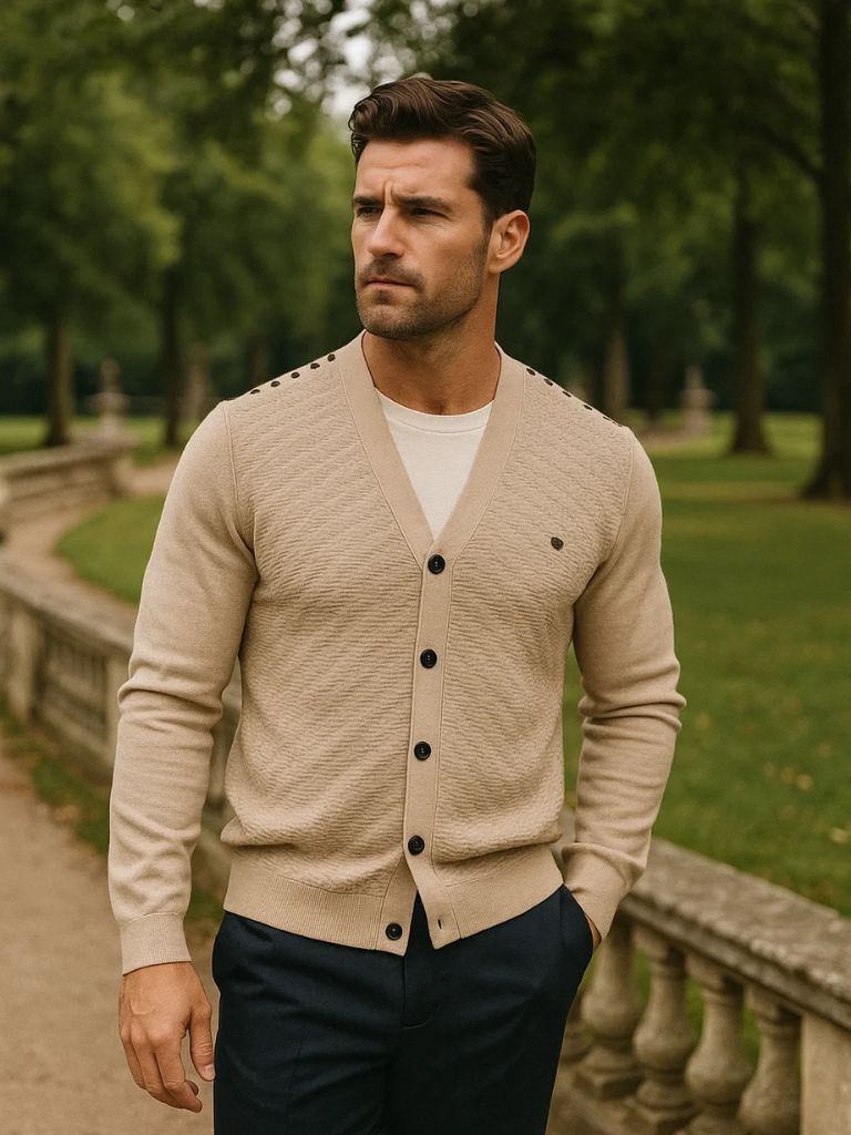 V Neck Knitwear Cardigan