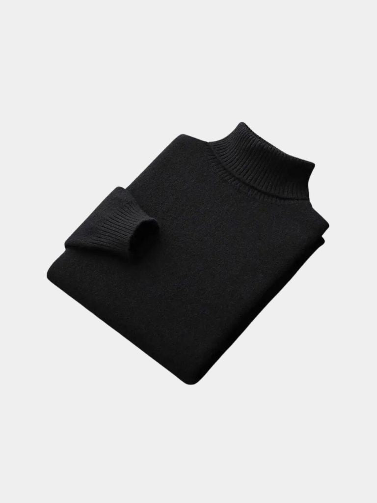 100% Merino Wool Turtleneck Sweater