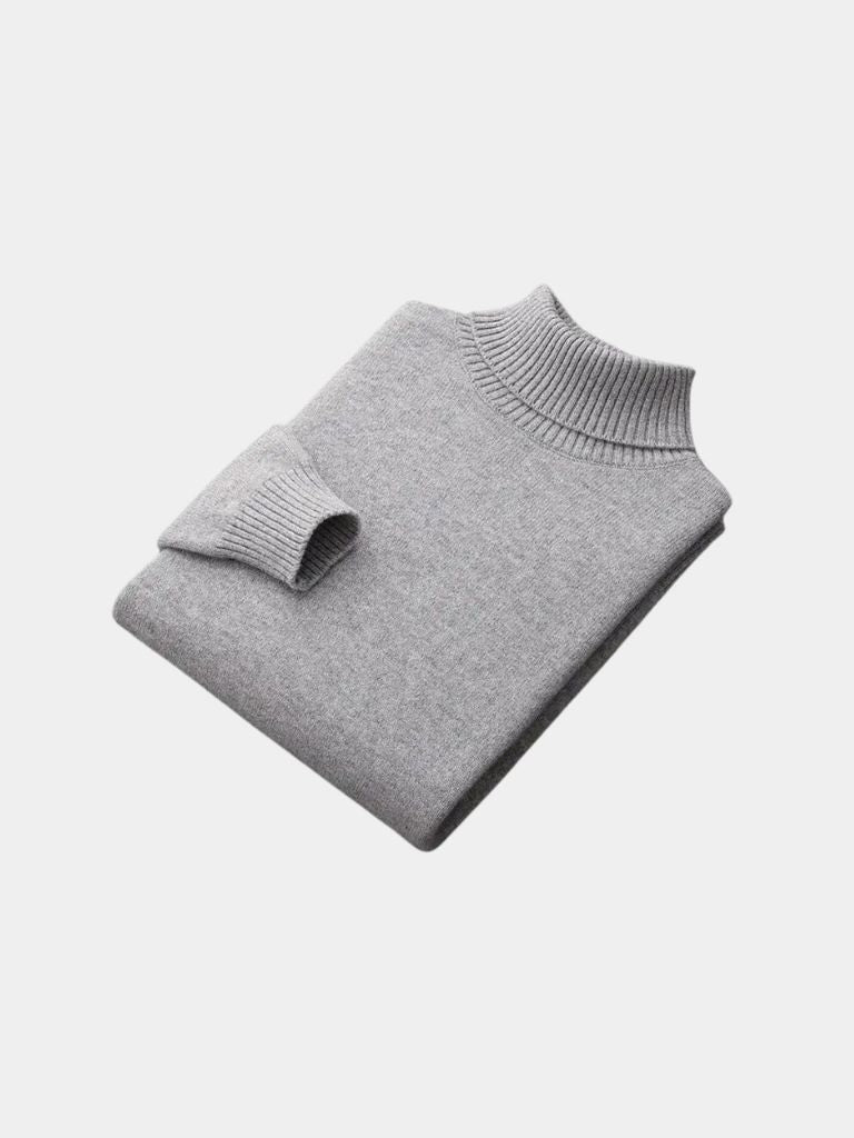 100% Merino Wool Turtleneck Sweater