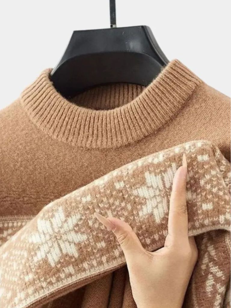 100% Wool Fair Isle Pullover Sweater Jumper