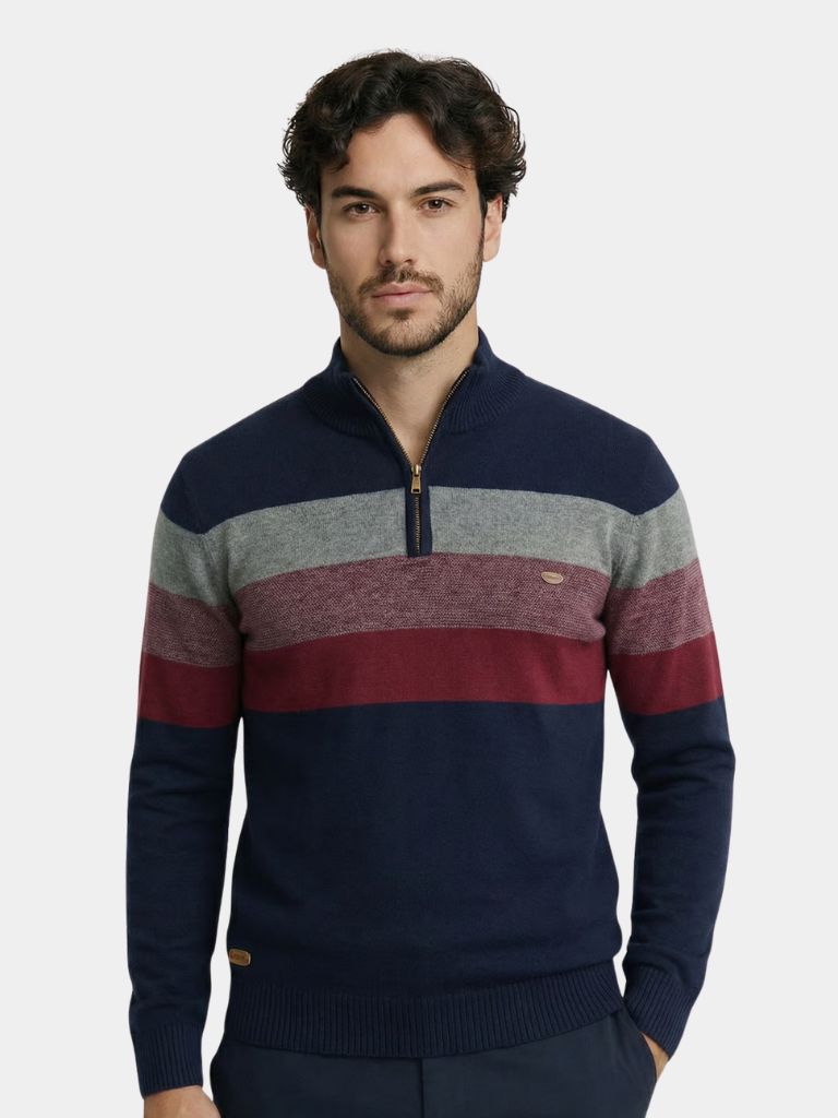 Minimalist High Collar Sweater - Cross & Crown