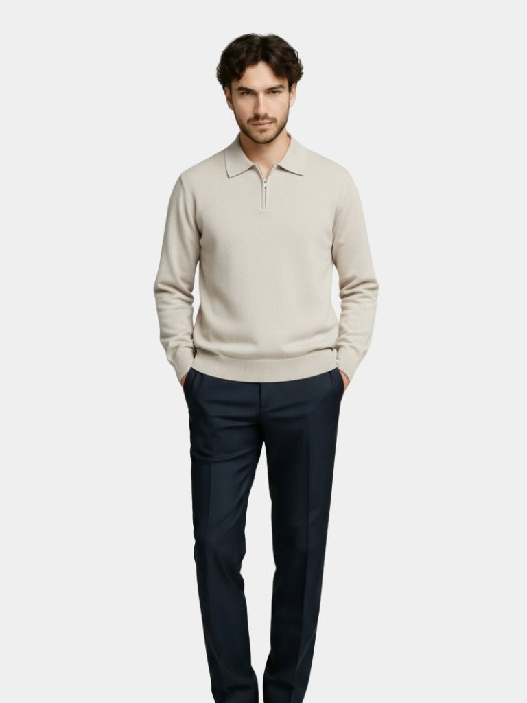 Casual Polo Pullover - Cross & Crown