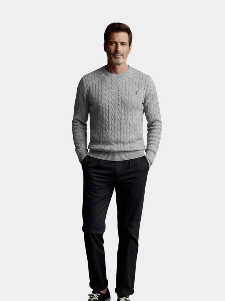 RL Cable-Knit Cotton Jumper
