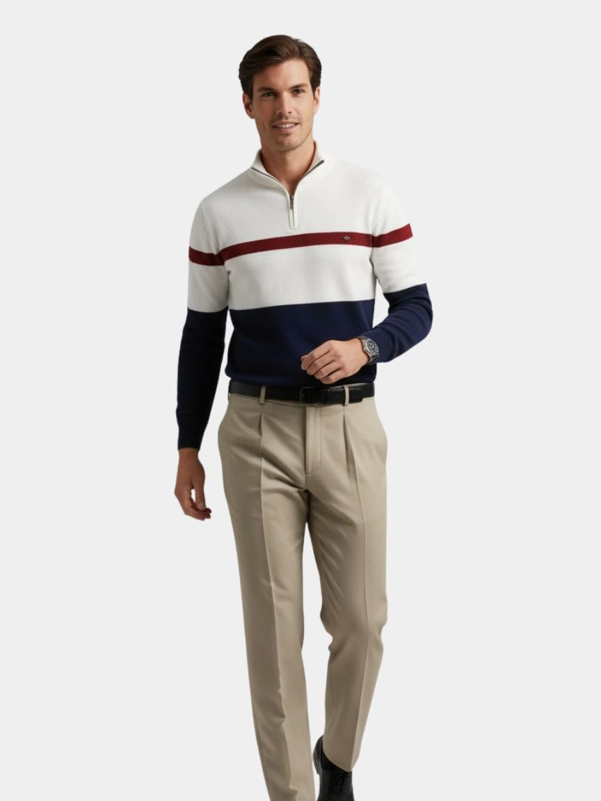 Quarter-Zip Jumper Sweater