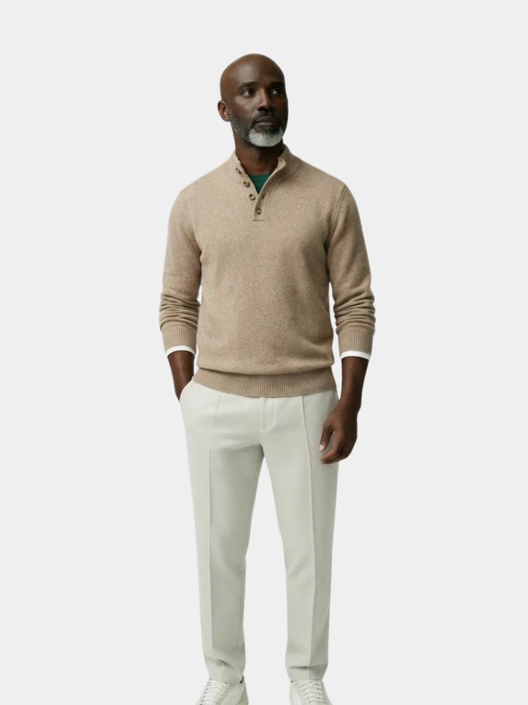 Timeless Luxe Cashmere Pullover - Cross & Crown