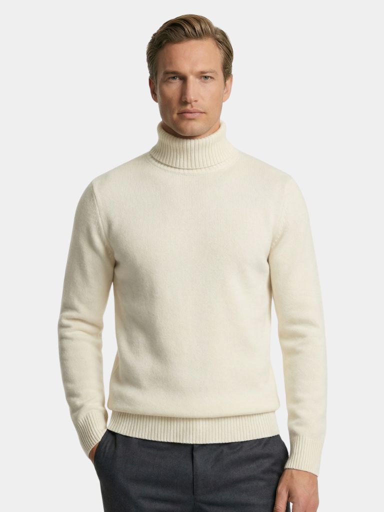 Aurelius Wool Turtleneck - Cross & Crown