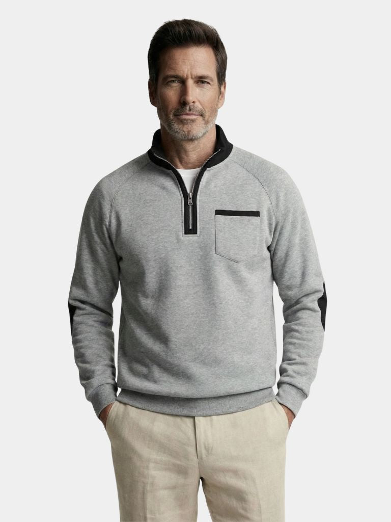 Classic Academy High Collar Pullover - Cross & Crown