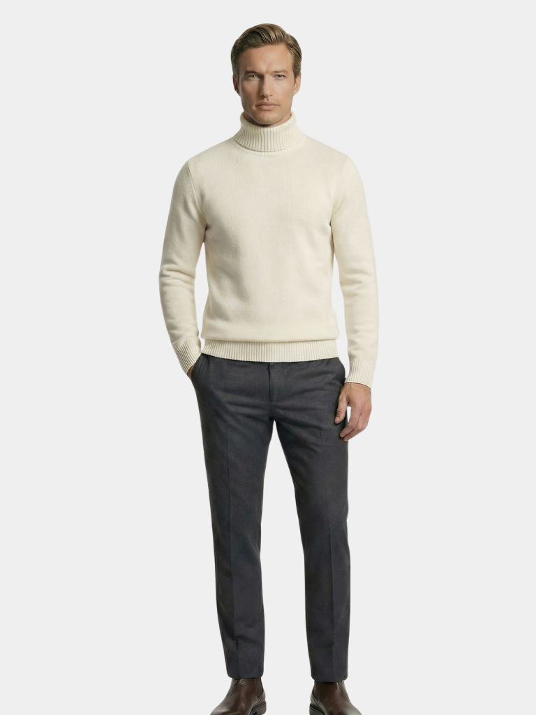 Aurelius Wool Turtleneck - Cross & Crown