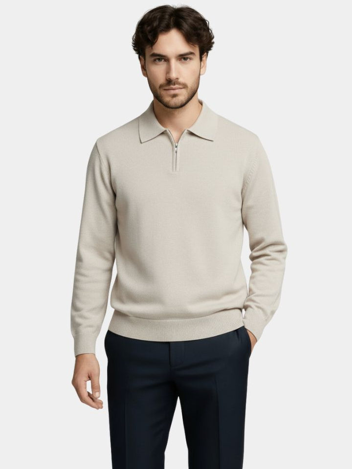 Casual Polo Pullover - Cross & Crown