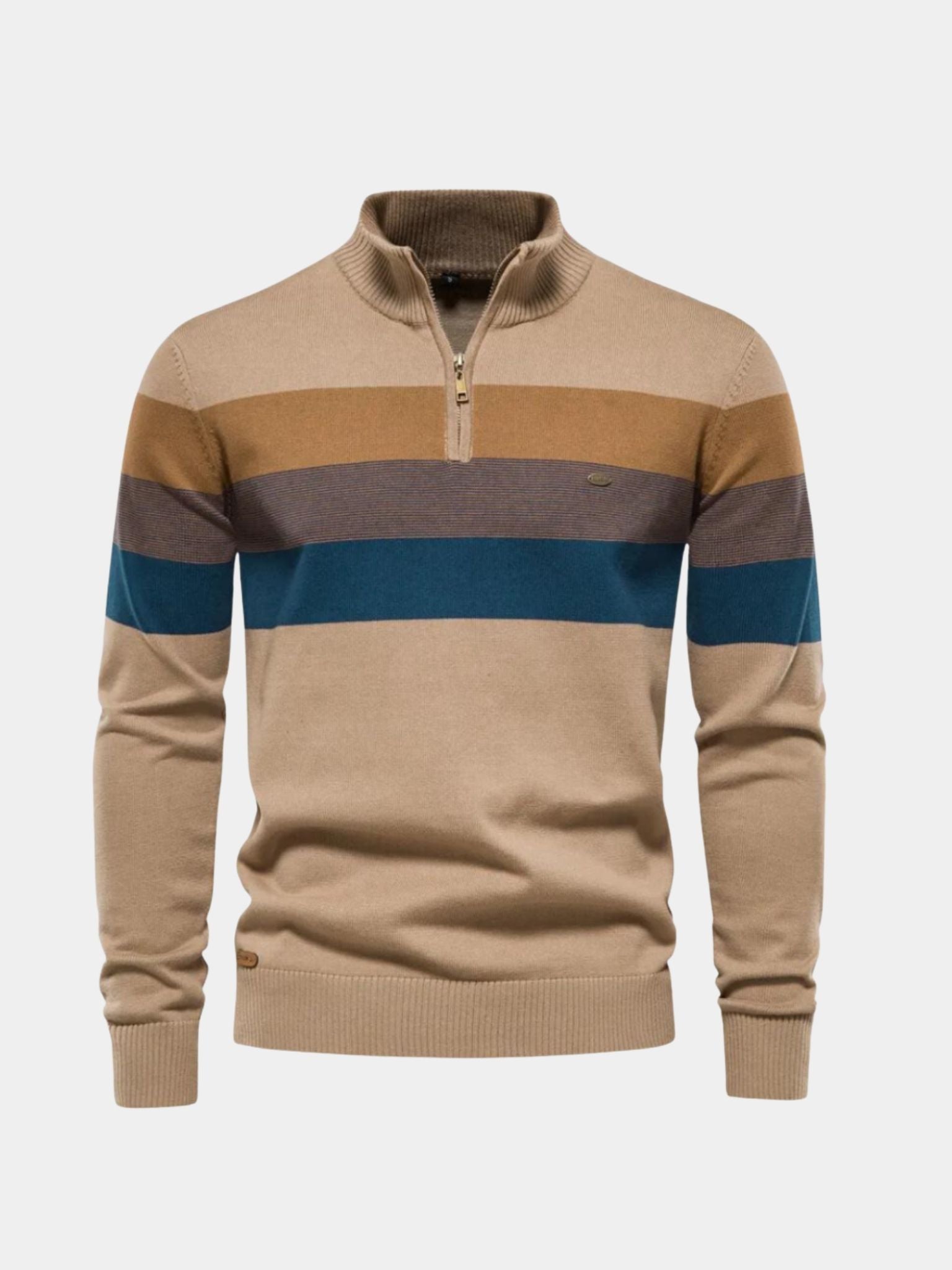 Minimalist High Collar Sweater - Cross & Crown