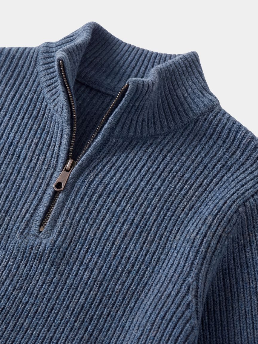Classic Highland Quarter-Zip Sweater - Cross & Crown