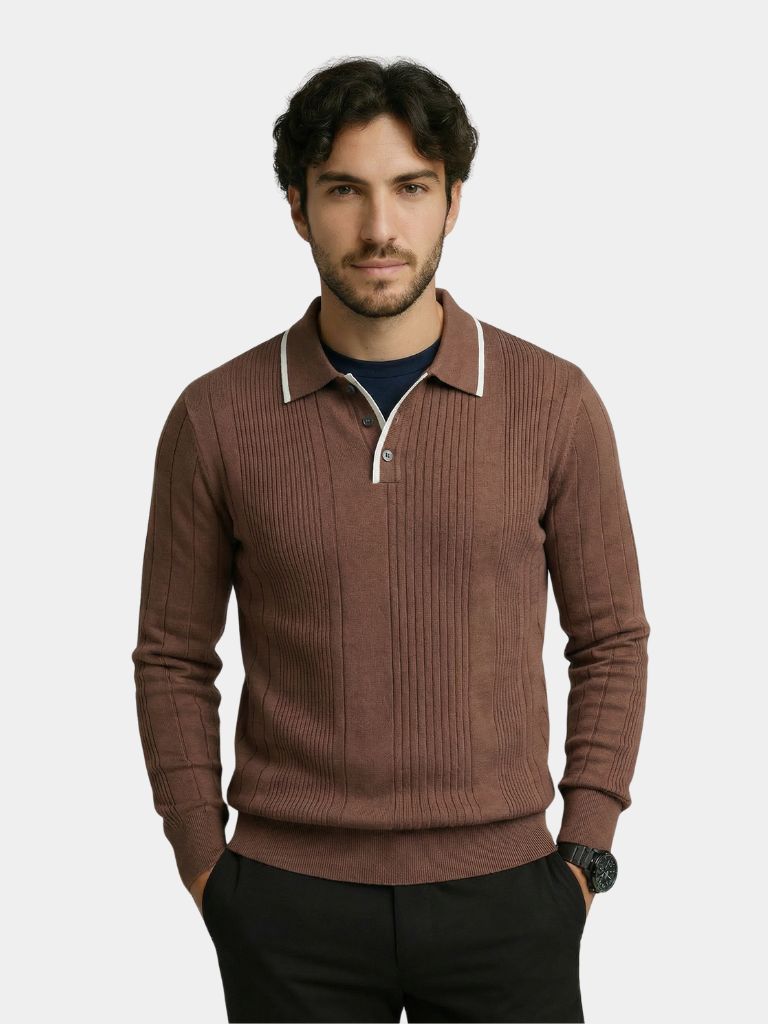 Vertical Ridge Knit - Cross & Crown