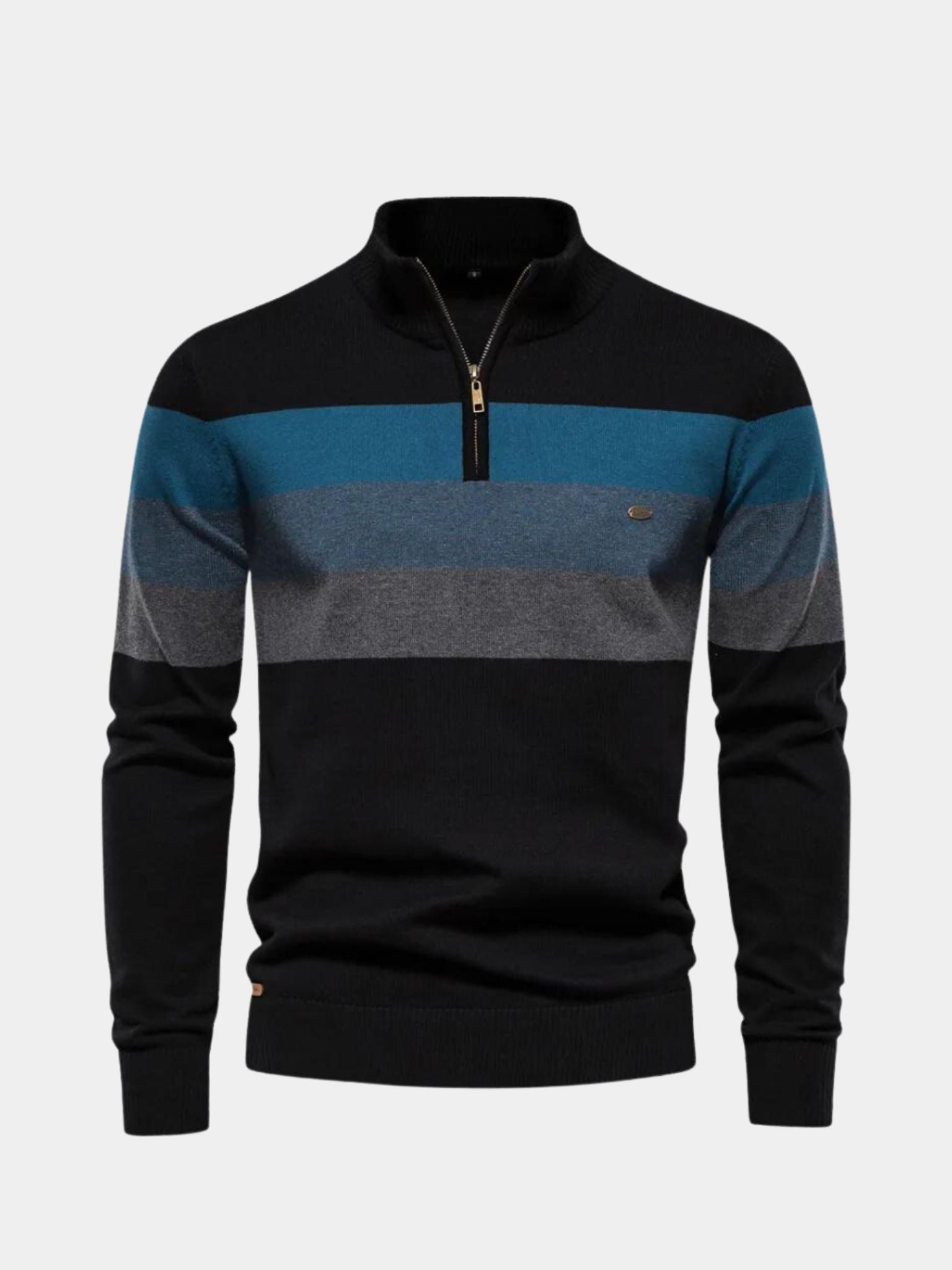 Minimalist High Collar Sweater - Cross & Crown